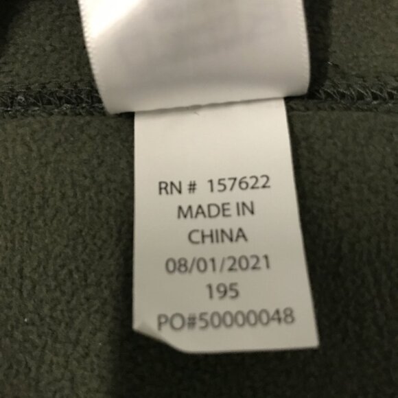 Eddie Bauer Men's Chilali Faux Shearling Fleece Jacket Size XL Emeral Green - Picture 11 of 12